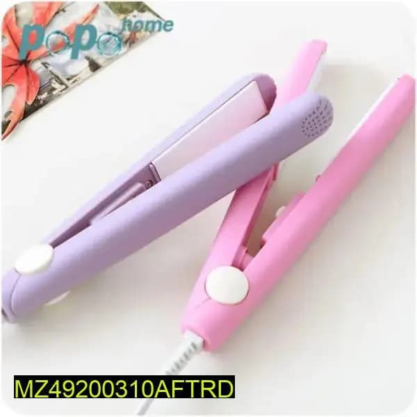 1pc portable mini hair Straightener