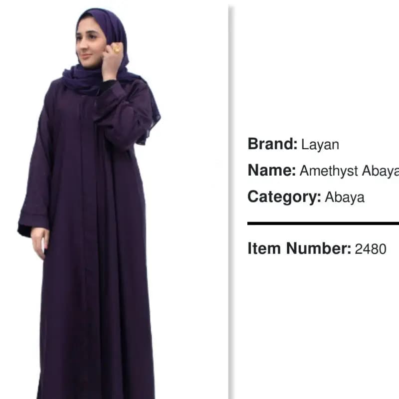 Basic abaya