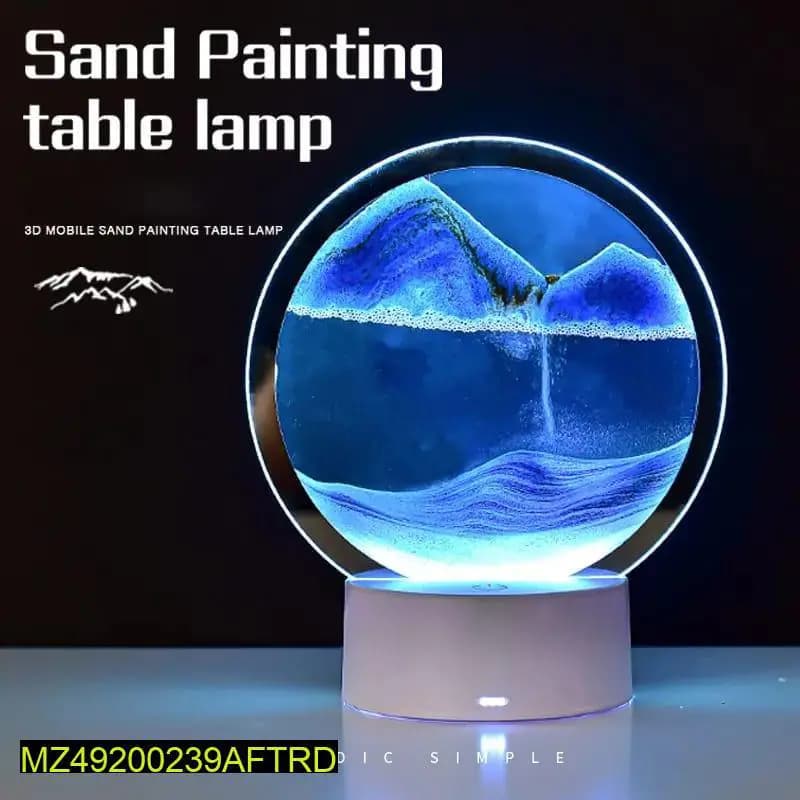 16 colour RGB Sand Art Lamp
