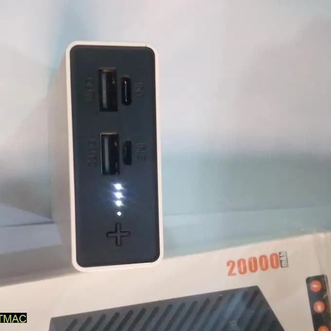 Portable 20000mah mmi power types-c power bank