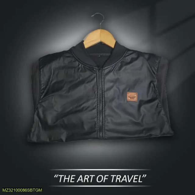 Men's Stitched Rexine Jacket