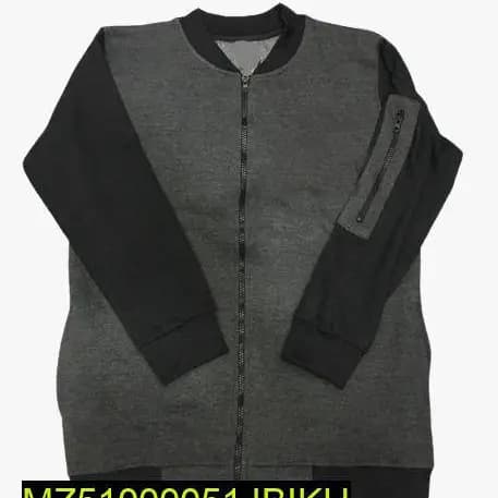 Men's zipper Bomber jacket