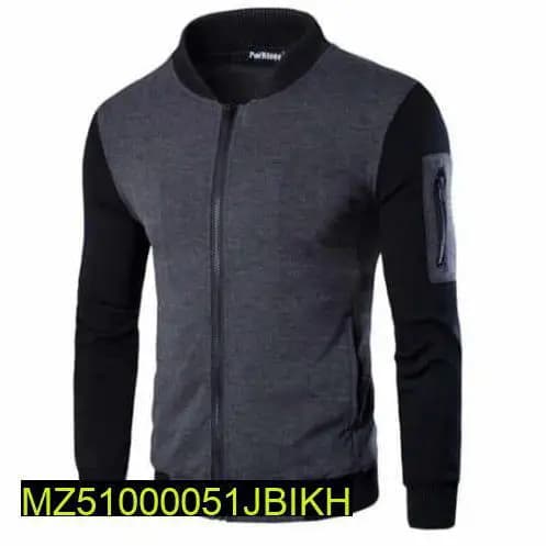 Men's zipper Bomber jacket