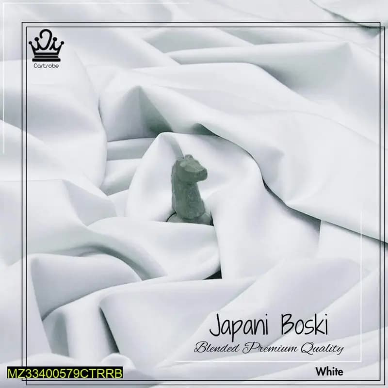 Men's Unstitched Boski plain suit