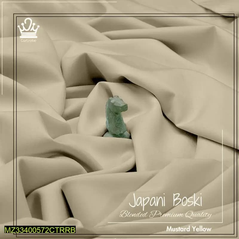 Men's Unstitched Boski plain suit